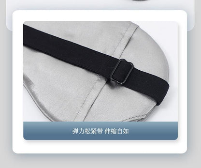 Cross-Border Wholesale Imitation Silk Eye Mask, Light-Blocking, Non-Pressing on the Eyes, Travel and Sleeping Eye Mask, Breathable Sleep Eye Mask, Adjustable
