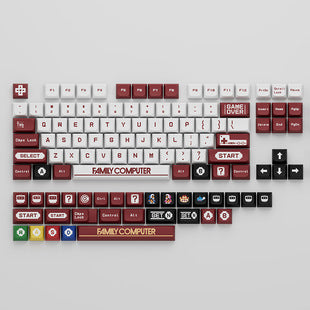 XDA Height Pacha Dog Theme Pattern Yellow Green Keycap Thermal Sublimation Mechanical Keyboard Cap Small Full Set PBT Keycap