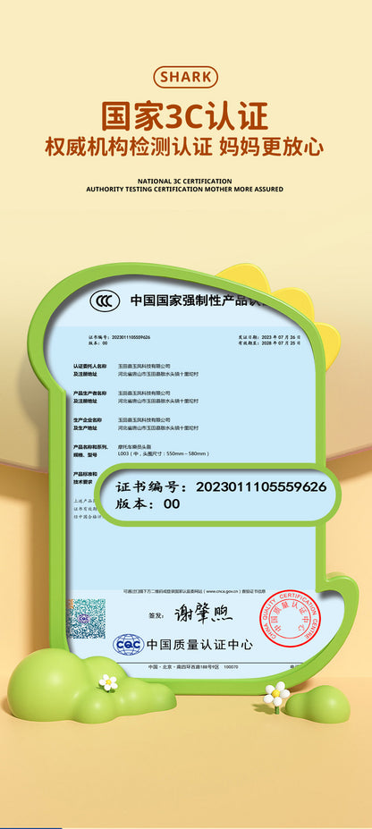 New National Standard 3c certified children's helmet boy baby girl electric car Children's helmet Four Seasons Universal half helmet