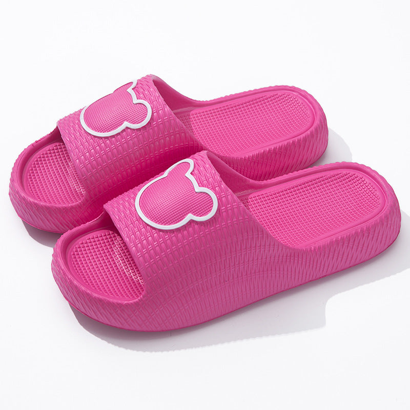 Stepping on excrement feeling sandals and slippers women's summer new home non-slip bathroom home men's eva cool tray factory wholesale cross-border