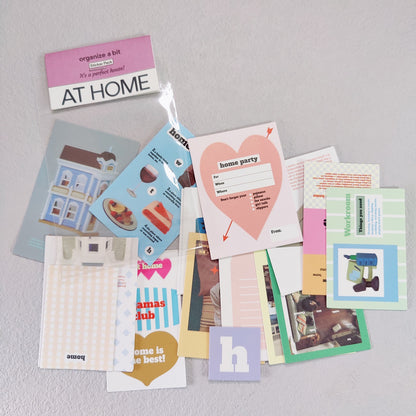 Korea same spot OAB character 202hosil magazine landscape retro hand account decoration material collage paper bag
