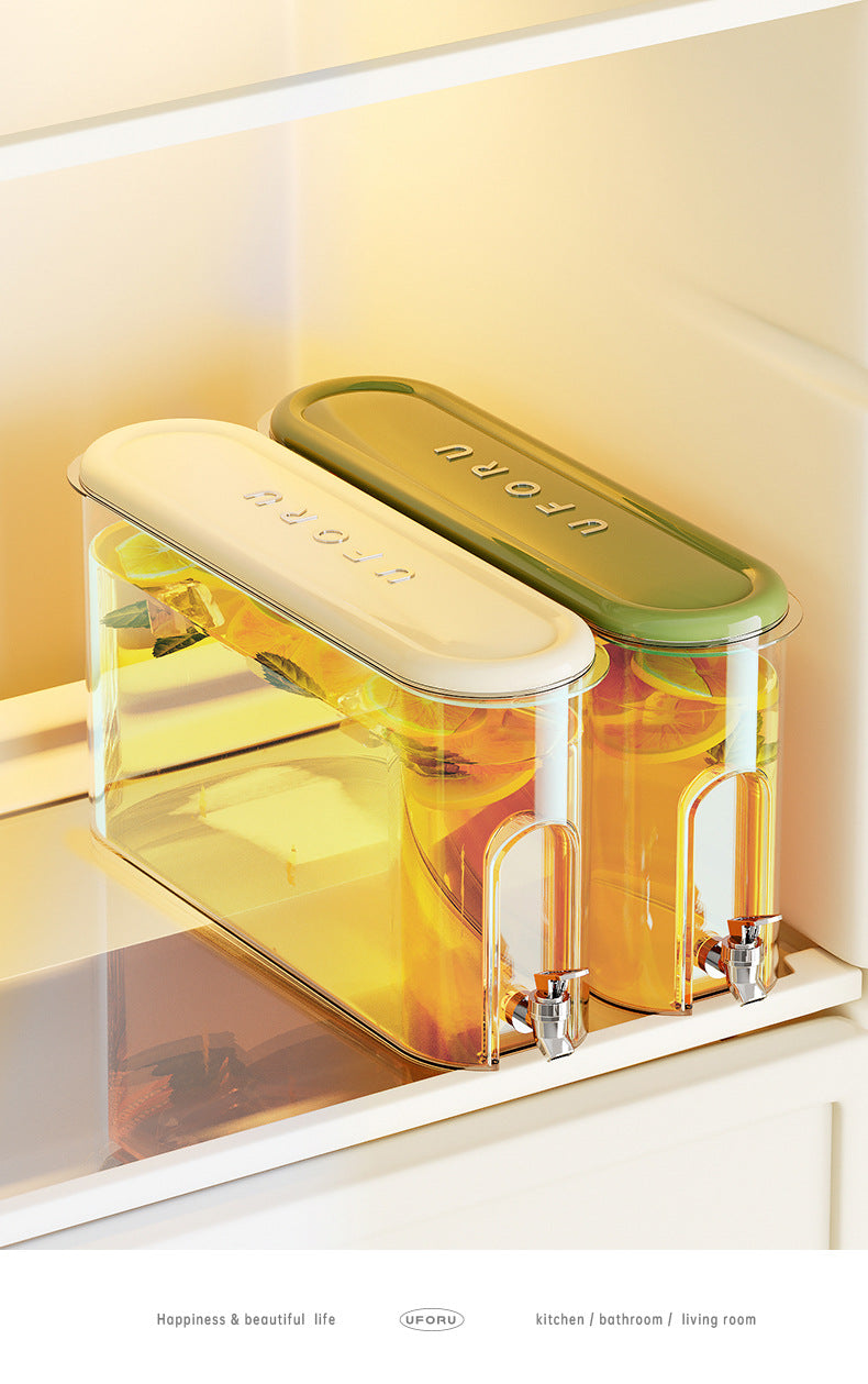 Refrigerator Cold Kettle with Faucet Household Advanced Sense Large Capacity Sealed Gap Food Grade Plastic Juice Cold Kettle