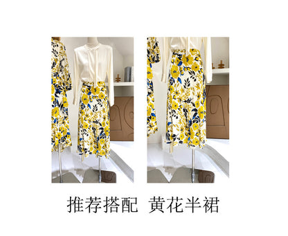 Silk Shirt for Women 2026 Spring and Summer New Style Long-Sleeved Scarf Collar Work Clothing Ol Style Pure Color Elegant Mulberry Silk Top