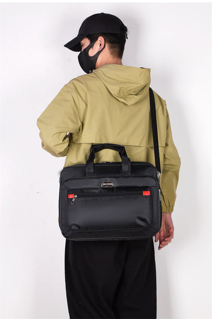 Manufacturer Wholesale Men's Large-Capacity Briefcase Business Trip Laptop Bag Portable Travel Bag Wear-Resistant Business Bag