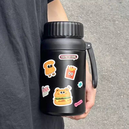 Cross-border Stainless Steel Large Capacity Outdoor Sports Water Cup 316 Tea Water Separation Thermos Cup High Color Value Student Water Cup