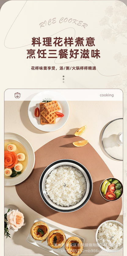 Mini Electric Rice Cooker Small Intelligent Multi-functional Household Dormitory Electric Non-stick Cooker Electric Rice Cooker Small Electric Cooker