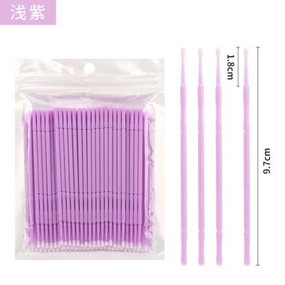 Wholesale Eyelash Extension Cotton Swabs, Disposable Small-Headed Eyelash Cleaning Cotton Sticks, Makeup Removal, Beauty Eyelash Micro Brushes