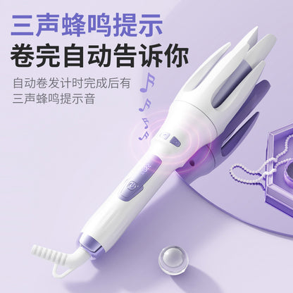 Full-automatic double card slot curling irons artifact lazy people do not hurt their hair electric rotating big wave dormitory lasting shaping
