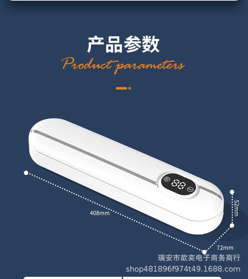 Cross-border vacuum packaging machine household automatic vacuum sealing machine small mini plastic sealing machine portable kitchen fresh-keeping Machine