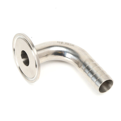 SS304 SS316L stainless steel 90 degree quick loading leather pipe elbow