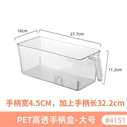 Desktop Storage Box Dormitory Cosmetics Transparent Basket Acrylic Drawer Mask Organizer Box Snack Sundry Storage Rack