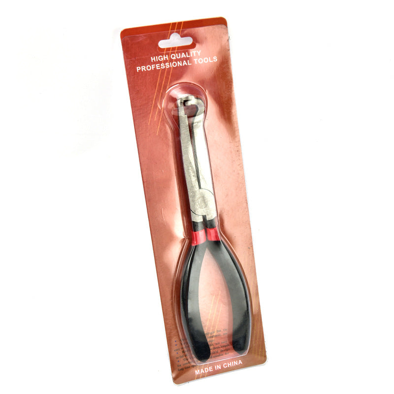 Red and black elbow 60 degree power-off pliers bolt pliers multi-purpose pliers car oil pipe separation harness pliers cross-border pliers