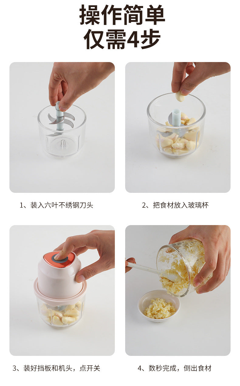 Garlic Masher Kitchen Tool, Food Processor, Meat Grinder, Garlic Crusher, Garlic Grinder, Garlic Paste, Minced Garlic, Garlic Puree