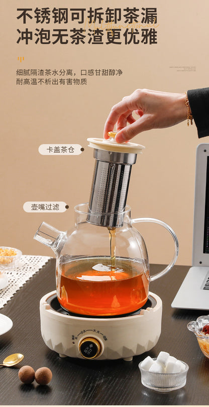 Multifunctional Health Pot Household Boiling Teapot Office Flower Teapot Glass Kettle Reservable Health Cup Gift