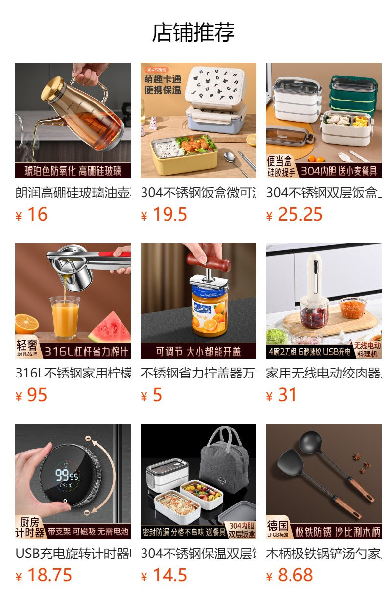 304 Vegetable Salad Dehydrator Kitchen Vegetable Washing Hand Dryer Double-Layer Drain Vegetable Washing Basin Fruit and Vegetable Dryer