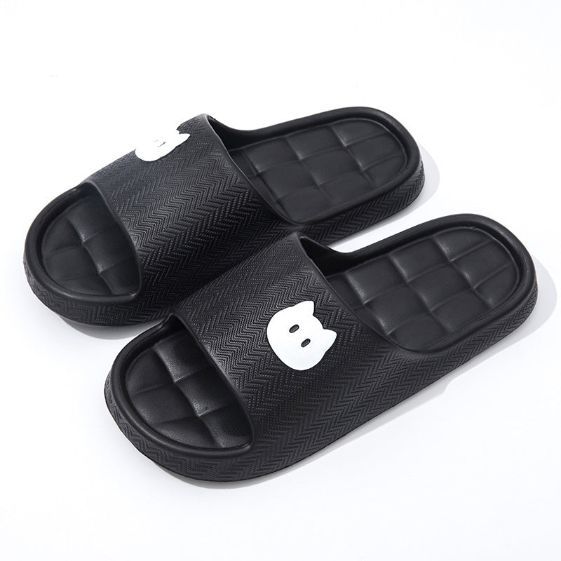 Stepping on excrement feeling sandals and slippers women's summer new home non-slip bathroom home men's eva cool tray factory wholesale cross-border