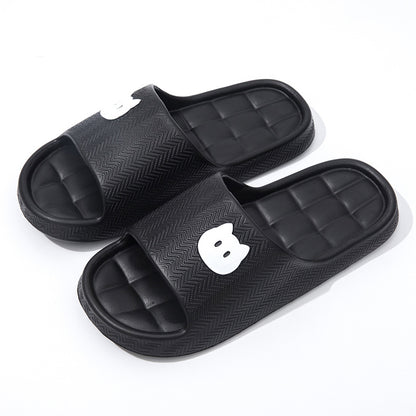 Stepping on excrement feeling sandals and slippers women's summer new home non-slip bathroom home men's eva cool tray factory wholesale cross-border