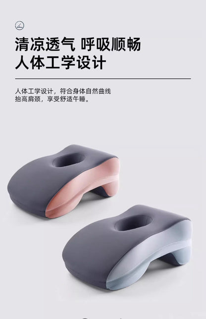 Memory Foam Nap Pillow for Primary School Students, Summer Nap Pillow, Office Desk Removable and Washable Pillow