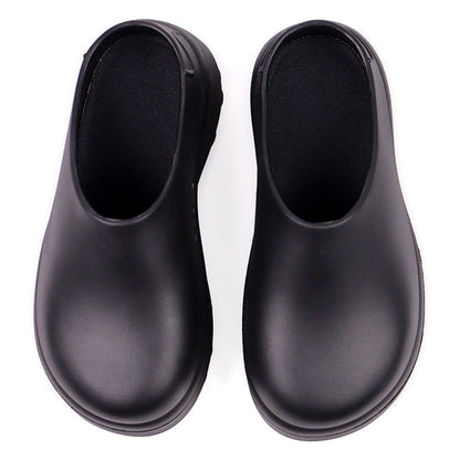 Foreign Trade Cross-Border Chef Shoes, Outdoor Casual Shoes, Comfortable Platform Sole, Wear-Resistant, Non-Slip, Thick-Soled Slippers for Men and Women, Eva