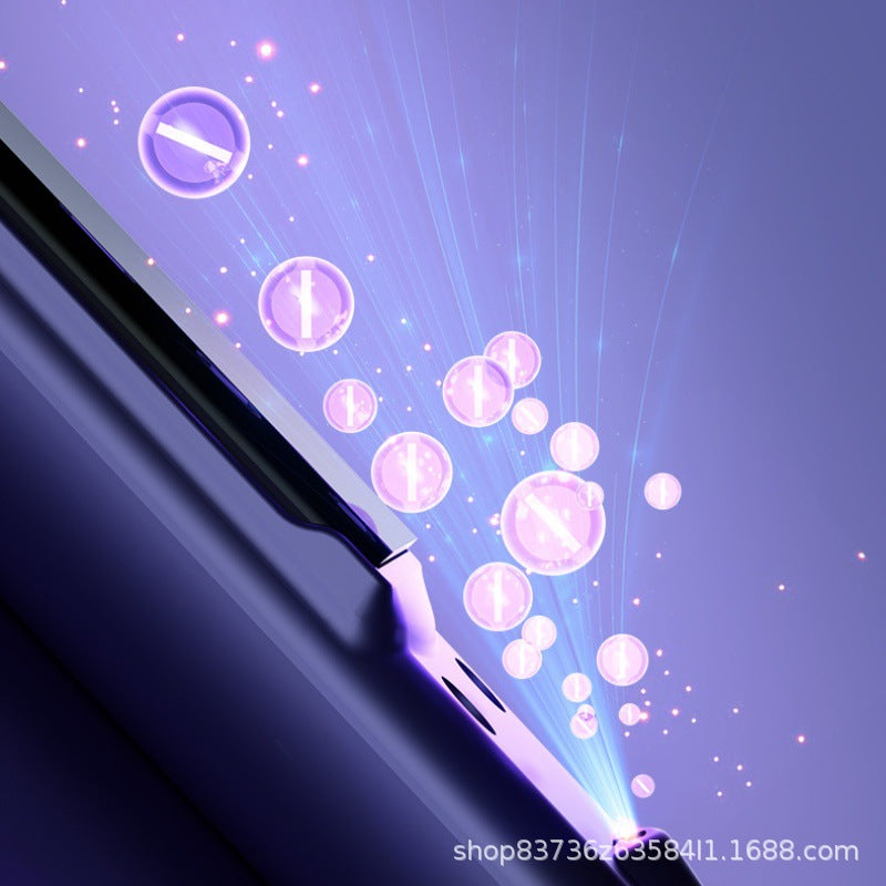 A generation of cross-border straight roll dual-purpose hair straightener portable electric splint hair salon household wet and dry curling iron