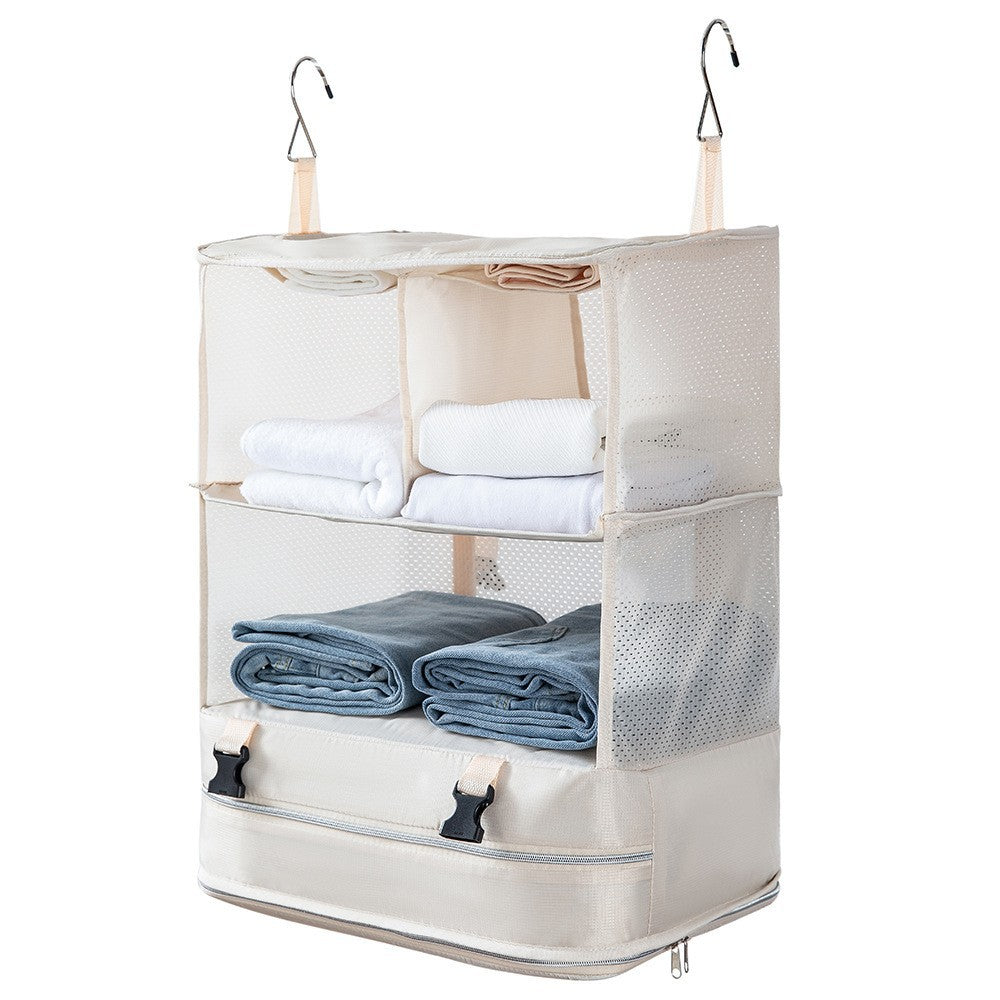 Amazon Outdoor Storage Travel Organizer Hanging Bag Suitcase Multifunctional Wardrobe Hanging Clothes Storage Bag