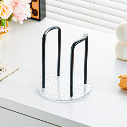 Acrylic Paper Cup Holder Disposable Cup Picker Straw Cup Desktop Storage Rack Household Coffee Tea Cup Rack