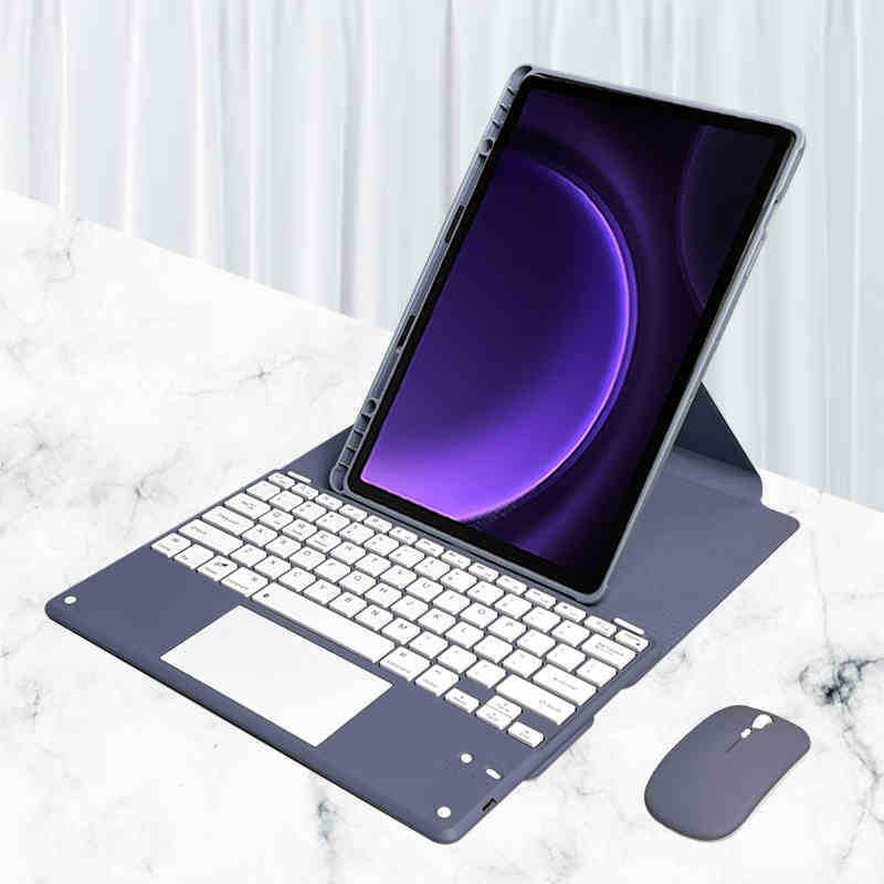For Lenovo Tab M11 (11 inches) 2024 Bluetooth keyboard rotation protection 360 degrees can be horizontal and vertical