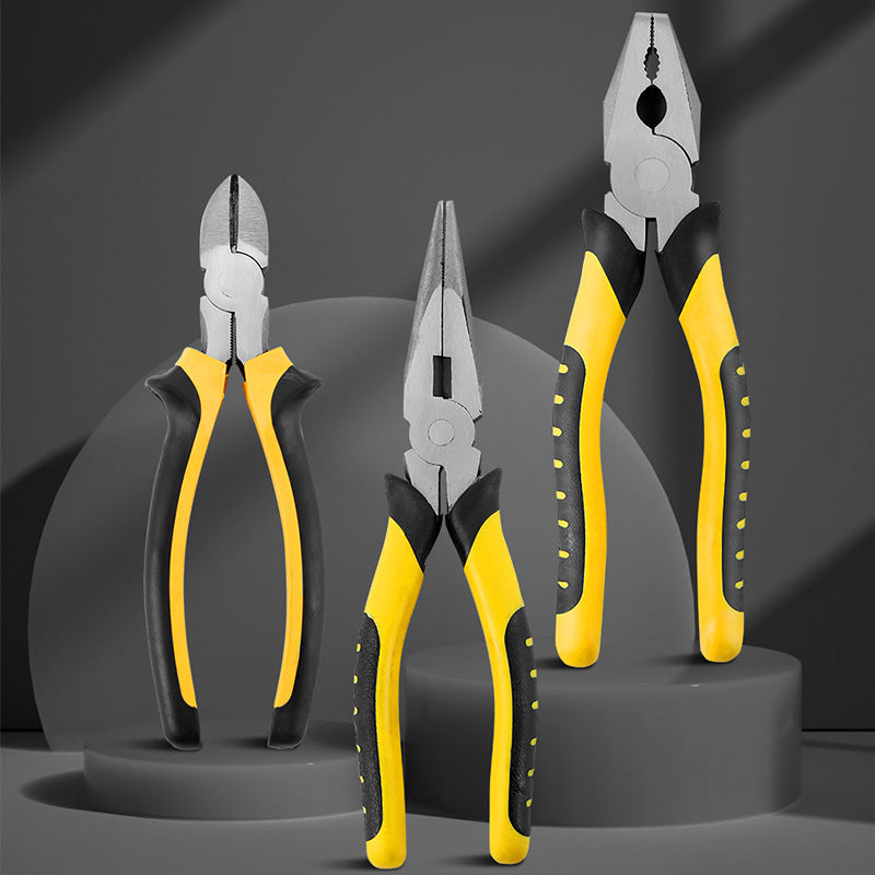 Vise multi-functional wire stripper diagonal pliers labor-saving manual pliers electrician special tool pointed pliers