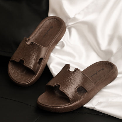 Ins Style Women's 2025 New Popular Slippers Home Internet Celebrity Ladies Sandals Home Indoor Non-Slip Slippers