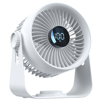 New desktop fan circulation outdoor fan large wind timing remote desktop office desktop fan charging portable