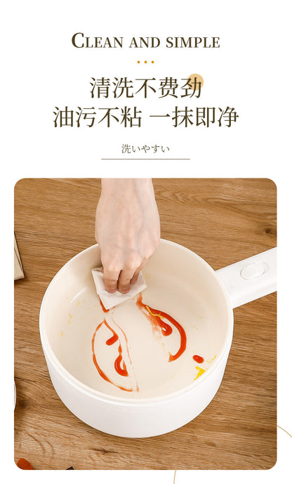 Electric Cooking Pot Intelligent Multi-Function Long Handle Single Handle Small Electric Pot Student Dormitory Electric Hot Pot Electric Cooking All-In-One Pot for Home Use