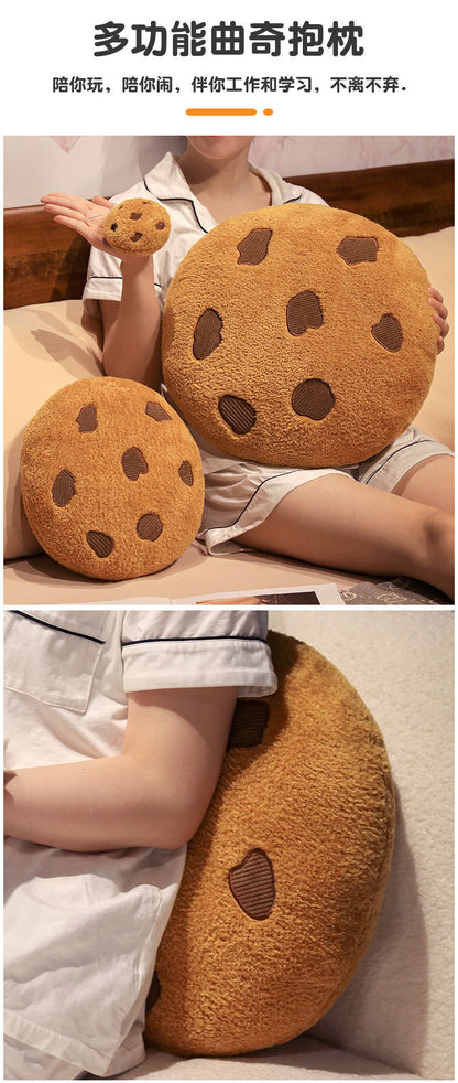 Ins Cute Cookie Pillow Cross-border Plush Toy Creative Snack Pillow Living Room Bedroom Nap Pillow