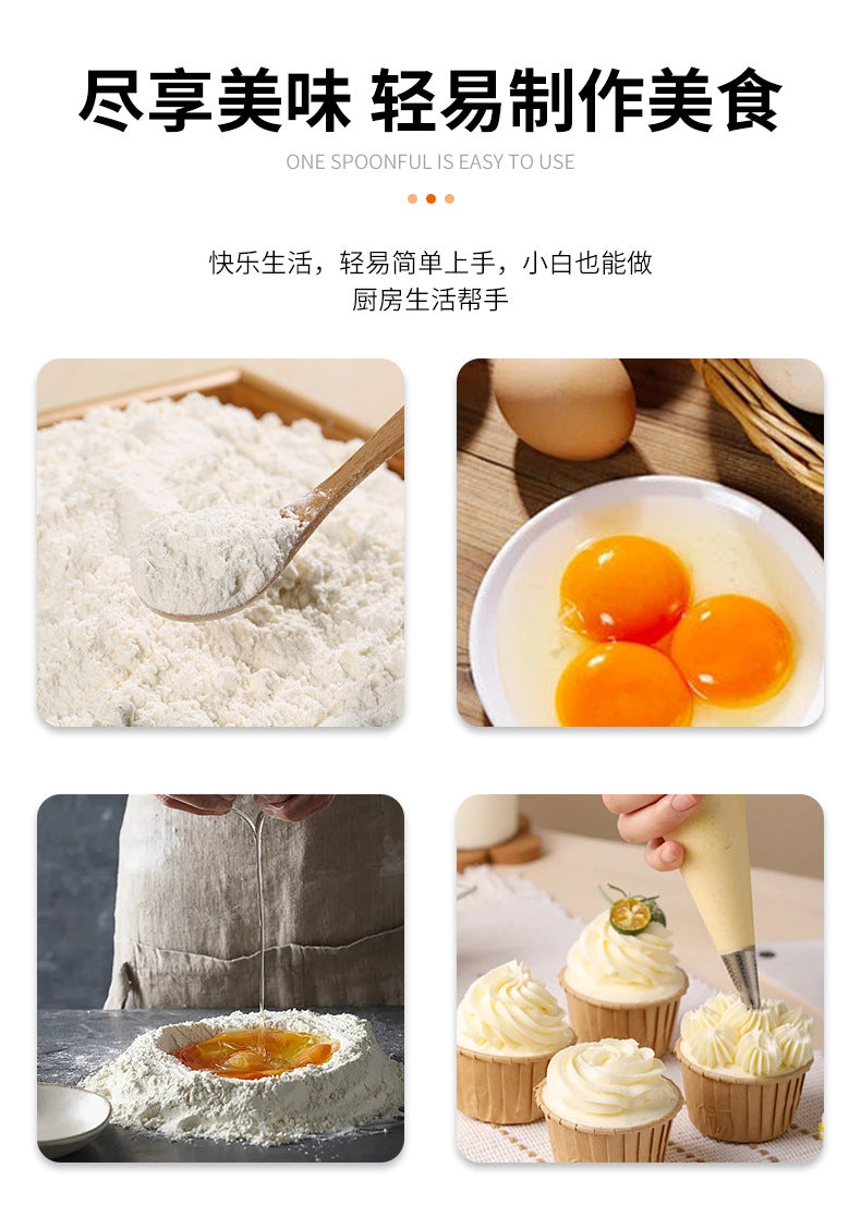 Factory supply in stock noodle stick flour mixer 430 stainless steel coil egg beater dough mixer