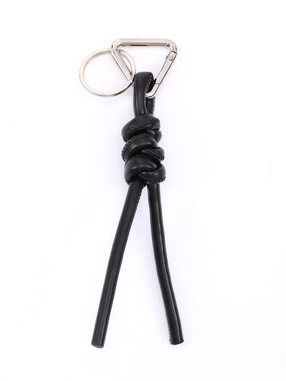 New triangle key chain PU hand-woven diamond key ring bag pendant key chain