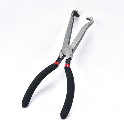 Red and black elbow 60 degree power-off pliers bolt pliers multi-purpose pliers car oil pipe separation harness pliers cross-border pliers