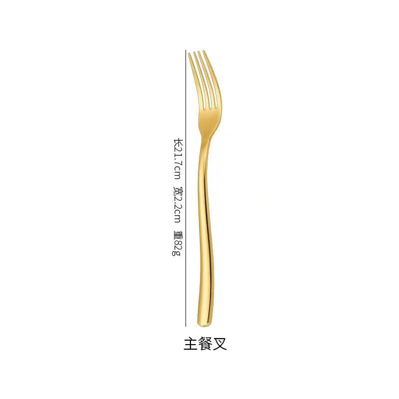 3 04 months light steak knife fork spoon thickened stainless steel tableware western food knife fork spoon dessert spoon upscale hotel restaurant