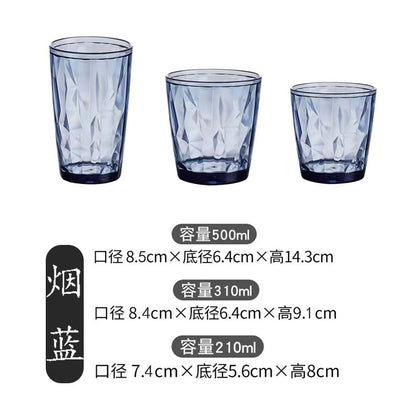 Acrylic Pc Colorful Water Cup, Juice Cup, Drink Cup, Heat-Resistant Restaurant Tea Cup, Mouthwash Cup, Plastic Beer Cup