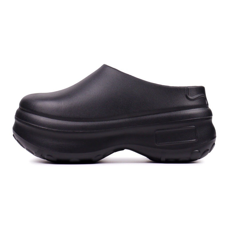 Foreign Trade Cross-Border Chef Shoes, Outdoor Casual Shoes, Comfortable Platform Sole, Wear-Resistant, Non-Slip, Thick-Soled Slippers for Men and Women, Eva