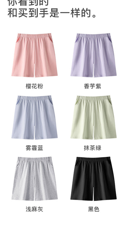Women's Pajama Pants Summer Three-Quarter Pants Pure Cotton Thin Large Size Home Pants Large Pants Home Pants Loose Factory Wholesale