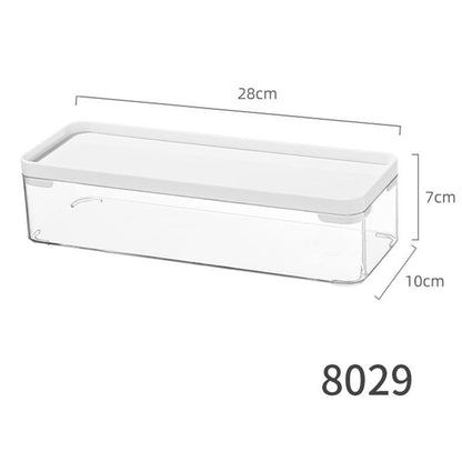 Desktop Storage Box Dormitory Cosmetics Transparent Basket Acrylic Drawer Mask Organizer Box Snack Sundry Storage Rack