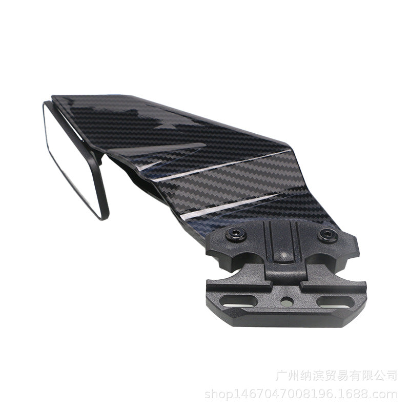 Motorcycle modification accessories suitable for Kawasaki Yamaha Honda Ducati universal fixed wing rearview mirror spoiler