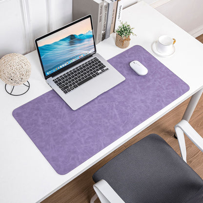 Skin-feeling Crazy Horse Leather Table Mat Leather Pattern Mouse Pad Custom Oversized Office Computer Mat Leather Learning Desk Mat
