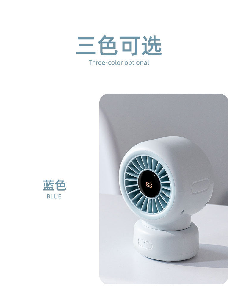 Cross-border stroller octopus mini fan outdoor silent large air volume shaking head can be handheld USB charging