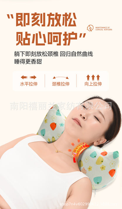 Buckwheat Pillow Cervical Spine Pillow Adult Home Office Lumbar Support to Help Sleep Hard Triangle Pillow Single Cervical Spine Buckwheat Pillow