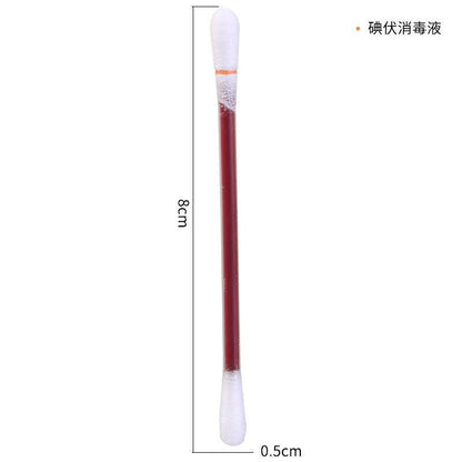 Disposable Iodophor Disinfection Cotton Swabs, Individually Packaged Alcohol Swabs, Wound Care, Iodine Disinfection Cotton Swabs