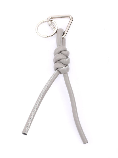 New triangle key chain PU hand-woven diamond key ring bag pendant key chain