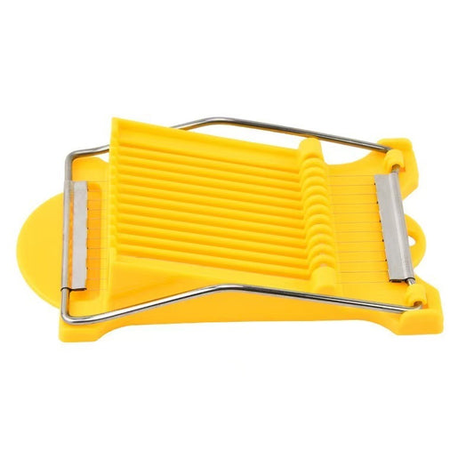 10-Line Lunch Meat Slicer Household Fruit Vegetable Cutter Kitchen Egg Ham Potato Stainless Steel Wire Slicer by PDG ibma