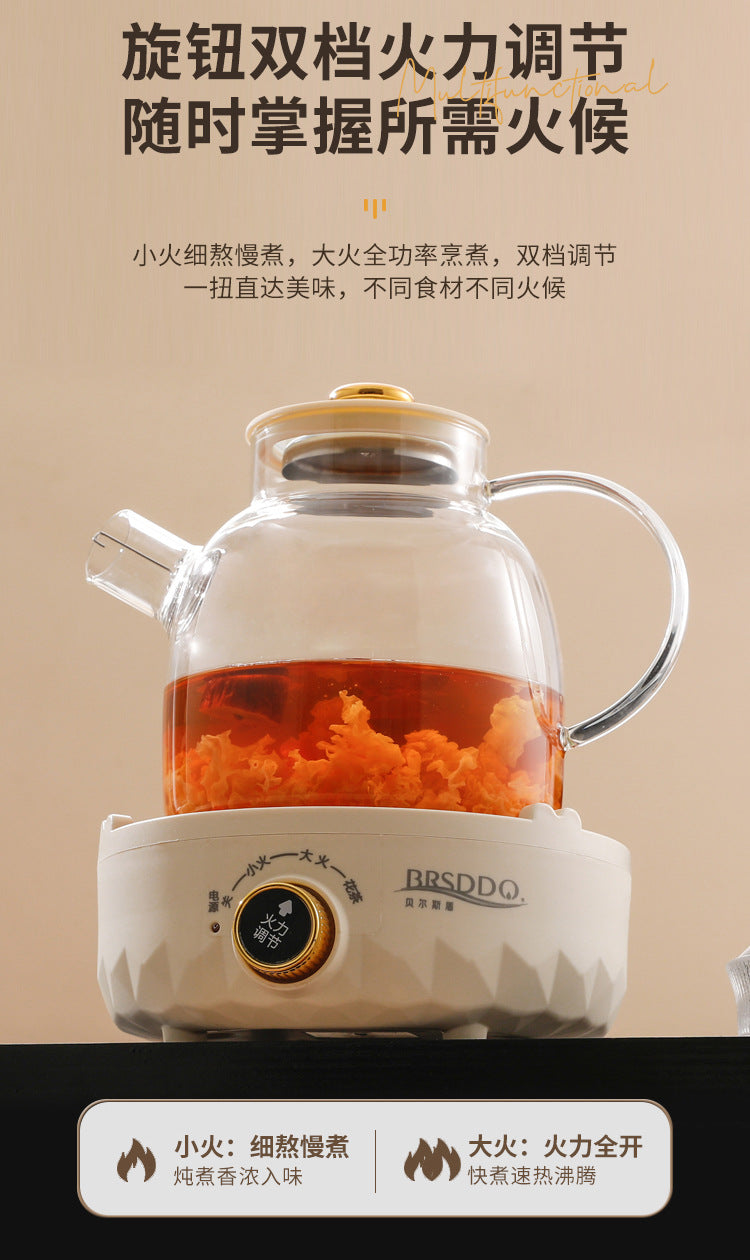 Multifunctional Health Pot Household Boiling Teapot Office Flower Teapot Glass Kettle Reservable Health Cup Gift