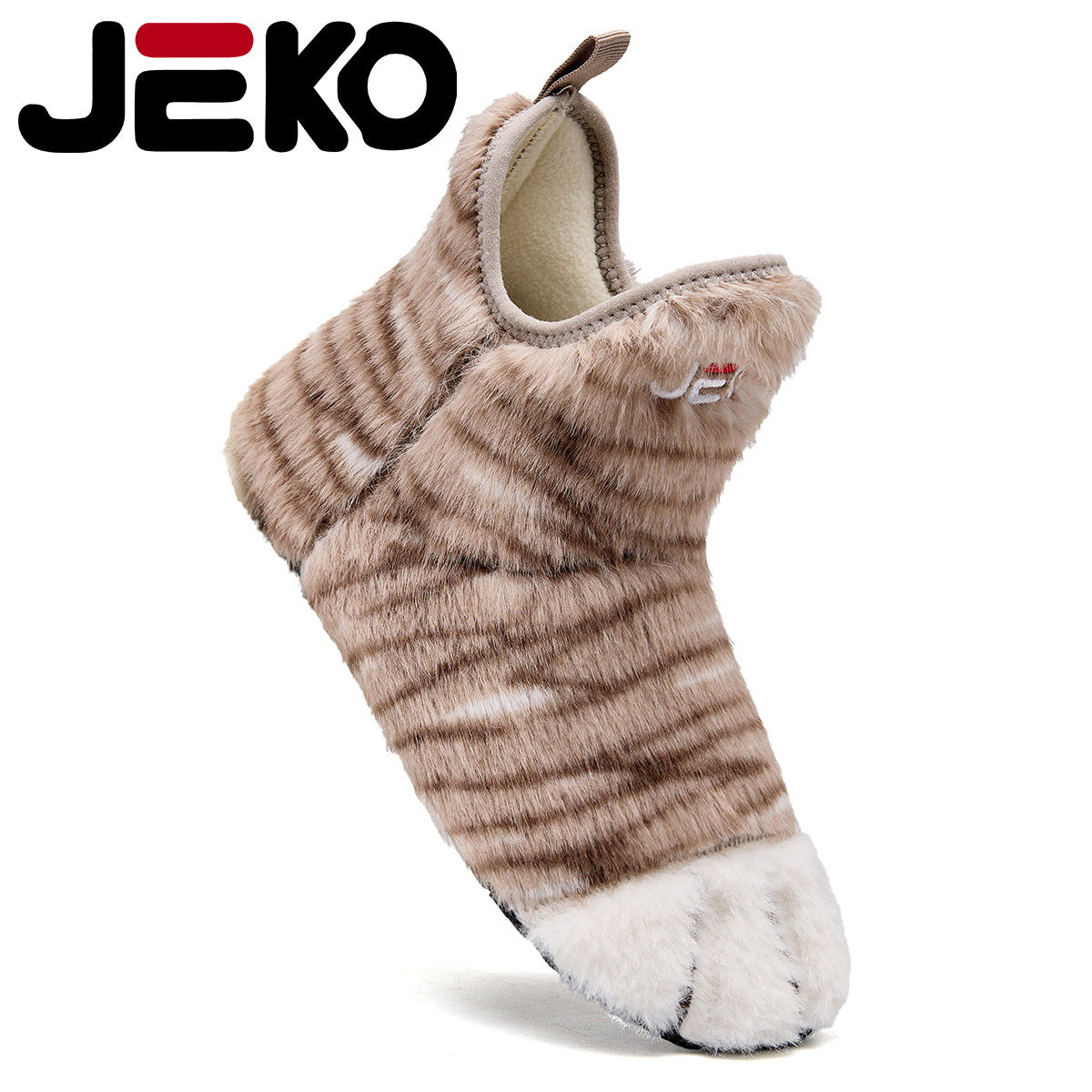 Cross-Border Autumn and Winter Yoga Shoes with Fleece Lining for Warmth, Indoor Shoes for Men and Women, Non-Slip, Silent, Slip-On, Closed-Toe, Soft Plush Cotton Shoes