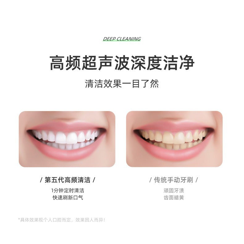 Factory wholesale soft bristle toothbrush flusher portable adult children universal ultrasonic electric toothbrush charging